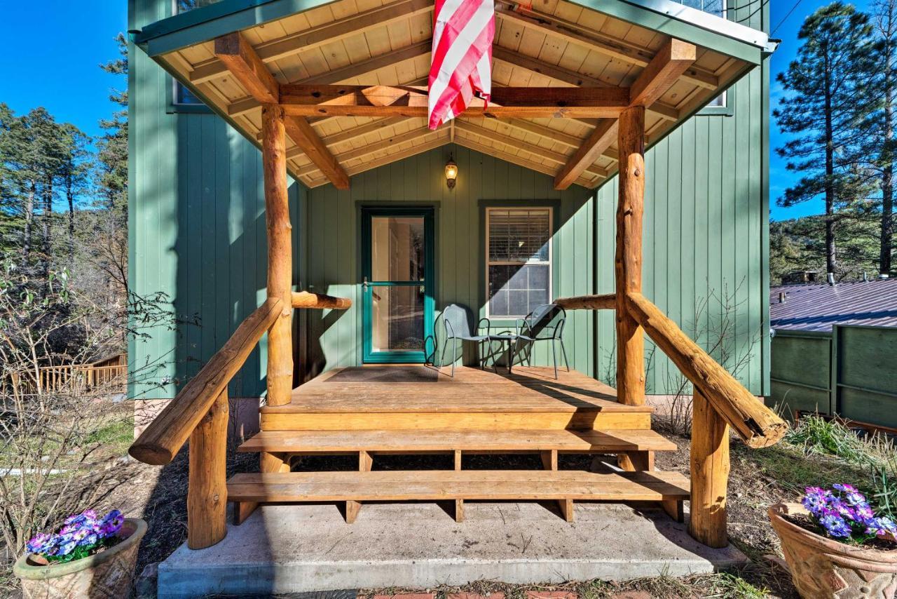 Scenic Riverside Cabin In Ruidoso With Deck And Grill! Exterior foto