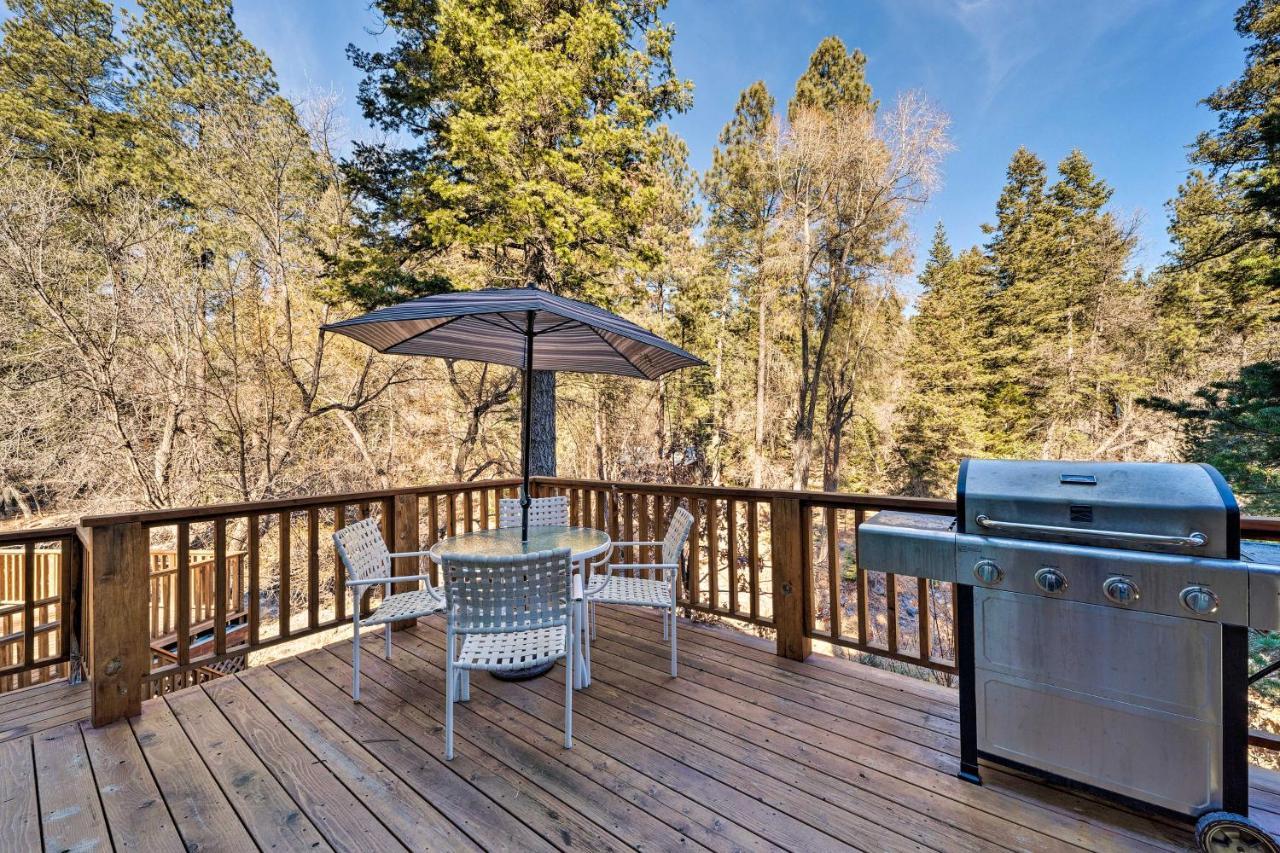 Scenic Riverside Cabin In Ruidoso With Deck And Grill! Exterior foto