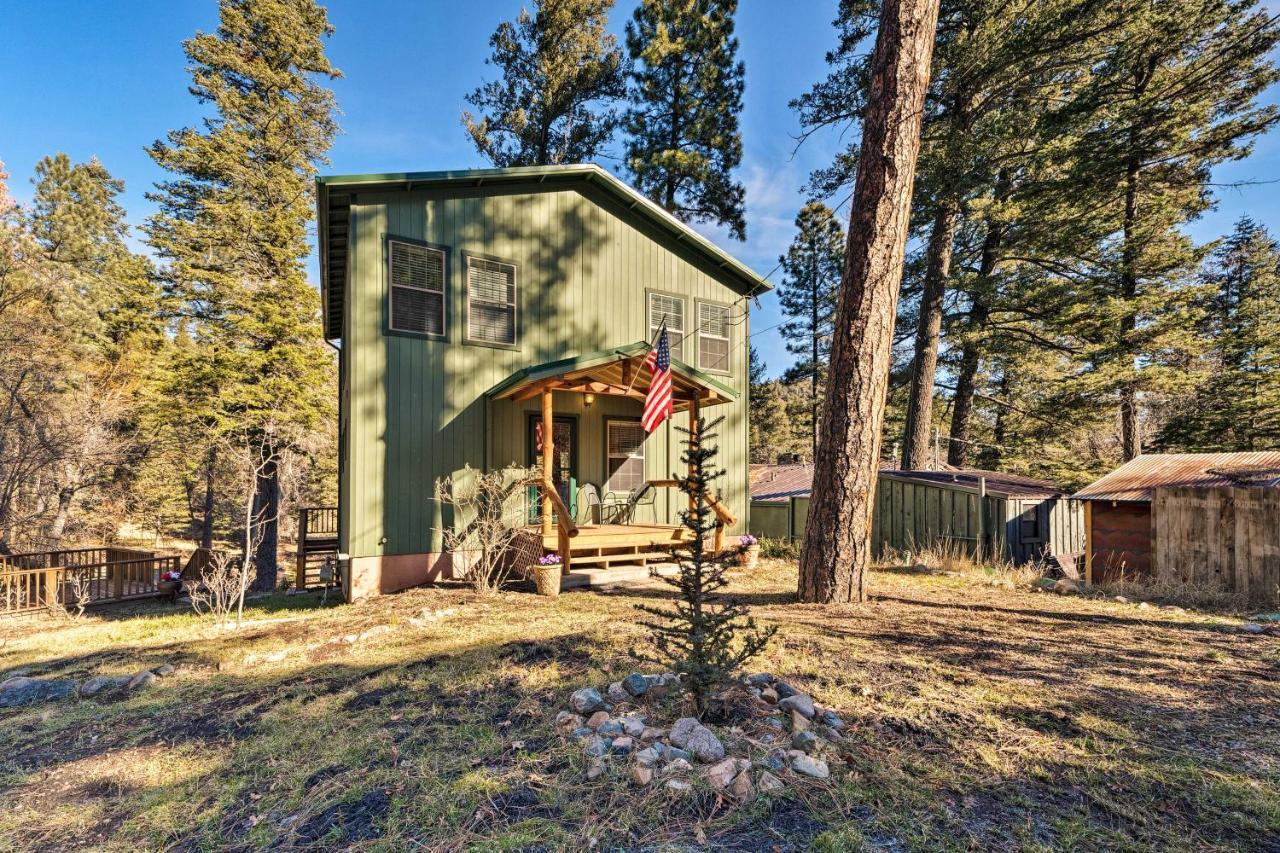 Scenic Riverside Cabin In Ruidoso With Deck And Grill! Exterior foto